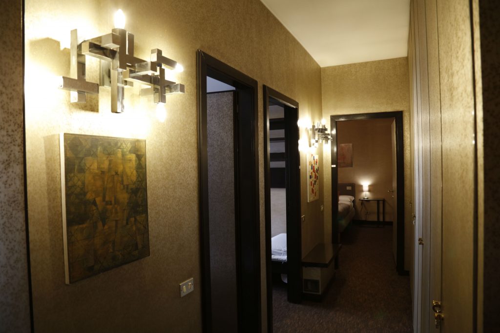 Il corridoio delle stanze da letto